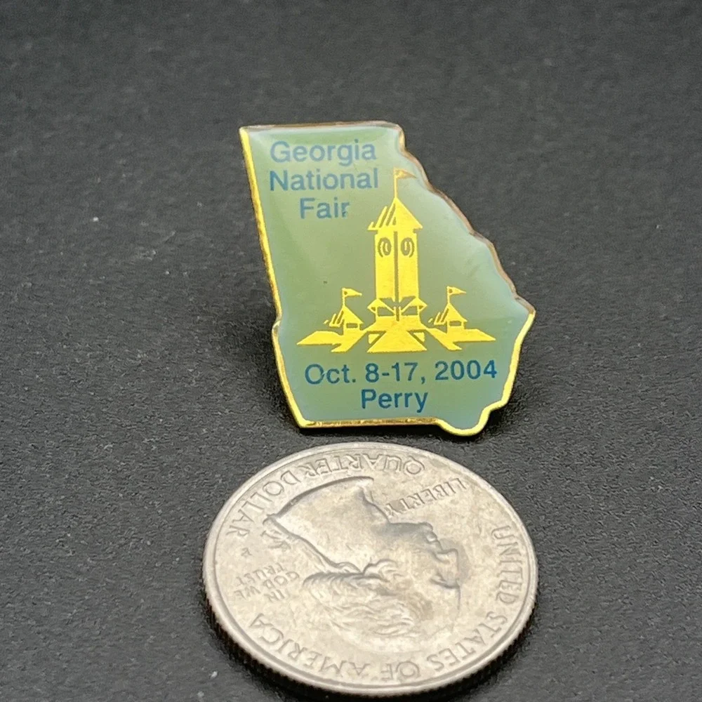2004 Georgia National Fair‎ Perry Georgia Lapel Hat Pin